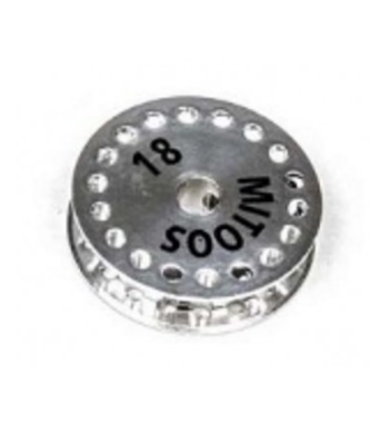 Polea MITOOS M148 MXL aluminio Z18 X1 para transmisiones duraderas y fiables.