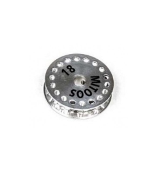 Polea MITOOS M148 MXL aluminio Z18 X1 para transmisiones duraderas y fiables.