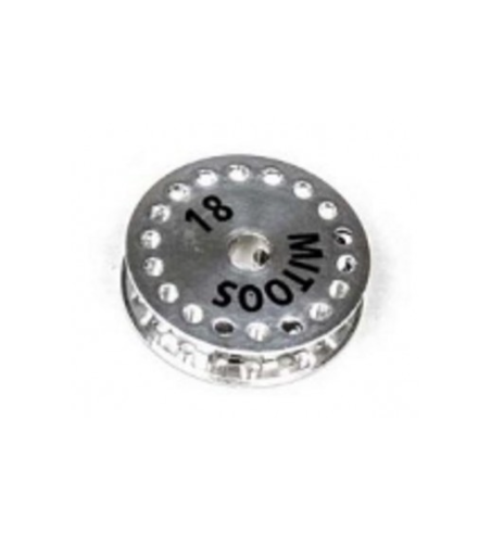Polea MITOOS M148 MXL aluminio Z18 X1 para transmisiones duraderas y fiables.