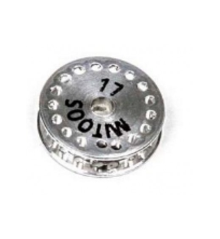 Polea MITOOS M147 MXL aluminio Z17 X1 para transmisiones fiables y duraderas.
