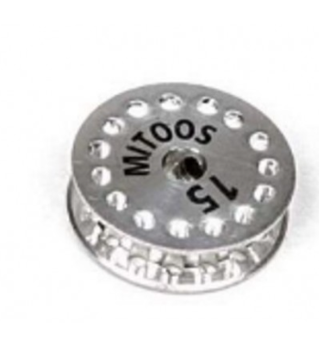 Polea MITOOS M145 MXL aluminio Z15 X1 para transmisiones fiables y duraderas.