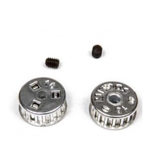 Polea MITOOS M136 nylon MXL Z16 X2 para transmisiones estables y fiables. Polea MITOOS M136 nylon MXL Z16 X2 para transmisiones estables y fiables.