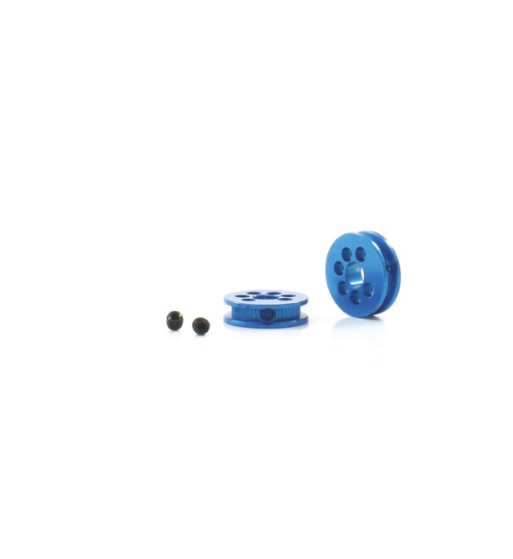 Polea Scalextric SC-1703B aluminio mecanizado 8mm eje 3/32 azul para transmisiones fiables. Polea Scalextric SC-1703B aluminio mecanizado 8mm eje 3/32 azul para transmisiones fiables.