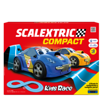 Circuito completo Scalextric Compact Kids Race para slot