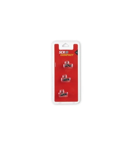 Scalextric Compact guía con trecillas x3 para slot