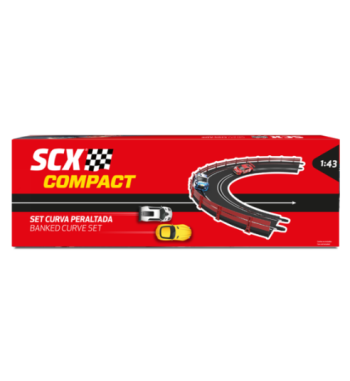 Scalextric Compact Curva peraltada para slot