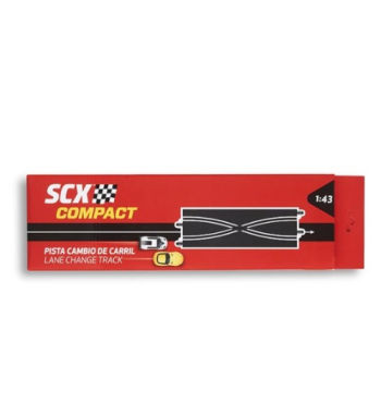 Scalextric Compact Pista cambio carril x2 para slot