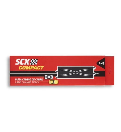 Scalextric Compact Pista cambio carril x2 para slot Scalextric Compact Pista cambio carril x2 para slot