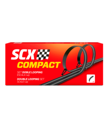 Scalextric Compact Doble Looping para slot