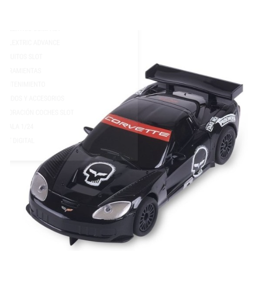 Coche Scalextric Compact Corvette C6R - Black para slot Coche Scalextric Compact Corvette C6R - Black para slot