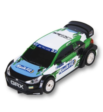 Coche Scalextric Compact Hyundai i-20 RX - 100 Kwik Fit para slot