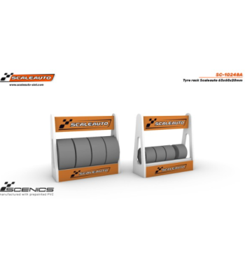 Slot Scaleauto SC-10248A Carrito de neumáticos Scaleauto 63x60x20mm para slot - Slot Maxi al mejor precio