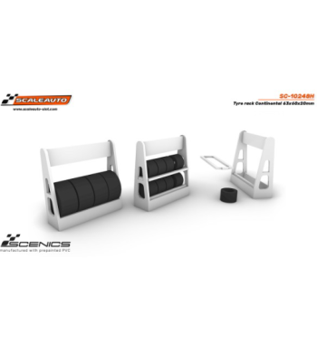 Slot Scaleauto SC-10248A Carrito de neumáticos Scaleauto 63x60x20mm para slot - Slot Maxi al mejor precio