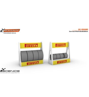 Slot Scaleauto SC-10248D Carrito de neumáticos Pirelli 63x60x20mm para slot - Slot Maxi al mejor precio