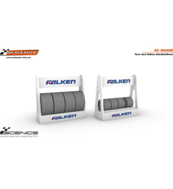 Slot Scaleauto SC-10248E Carrito de neumáticos Falken 63x60x20mm para slot - Slot Maxi al mejor precio