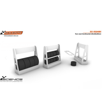 Slot Scaleauto SC-10248J Carrito de neumáticos Hankook 63x60x20mm para slot - Slot Maxi al mejor precio