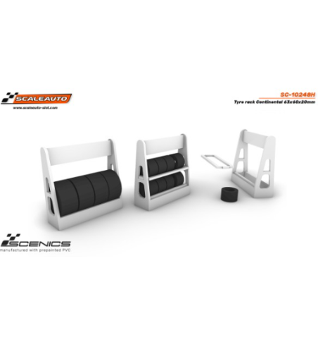 Slot Scaleauto SC-10248J Carrito de neumáticos Firestone 63x60x20mm para slot - Slot Maxi al mejor precio