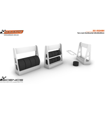 Slot Scaleauto SC-10248H Carrito de neumáticos Continental 63x60x20mm para slot - Slot Maxi al mejor precio