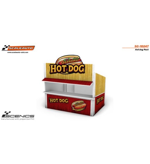 Slot Scaleauto SC-10247 Stand de venta Hotdog para slot - Slot Maxi al mejor precio