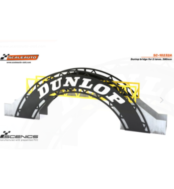 Slot Scaleauto SC-10232A Puente dunlop para 2 carriles . 380mm para slot - Slot Maxi al mejor precio