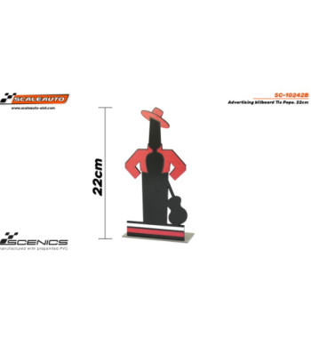 Slot Scaleauto SC-10242B Panel publicitario Tio Pepe 22cm para slot - Slot Maxi al mejor precio