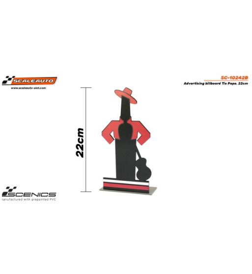 Slot Scaleauto SC-10242B Panel publicitario Tio Pepe 22cm para slot - Slot Maxi al mejor precio