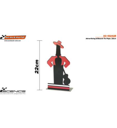 Slot Scaleauto SC-10242B Panel publicitario Tio Pepe 22cm para slot - Slot Maxi al mejor precio