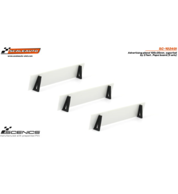 Slot Scaleauto SC-10240I Paneles publicitarios Pepsi 125x25 mm con soportes 3ud para slot - Slot Maxi al mejor precio