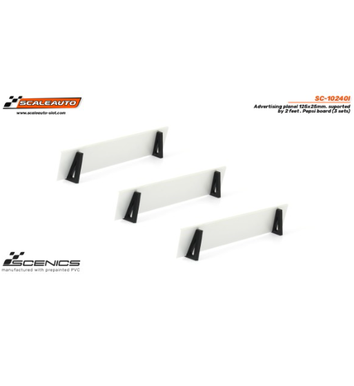 Slot Scaleauto SC-10240I Paneles publicitarios Pepsi 125x25 mm con soportes 3ud para slot - Slot Maxi al mejor precio Slot Scaleauto SC-10240I Paneles publicitarios Pepsi 125x25 mm con soportes 3ud para slot - Slot Maxi al mejor precio