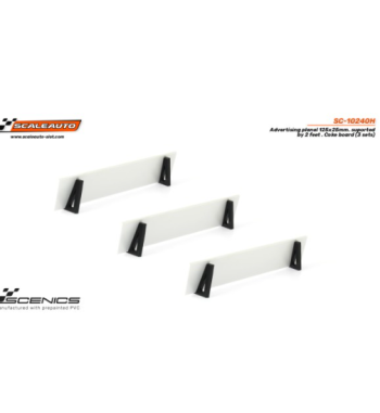 Slot Scaleauto SC-10240H Paneles publicitarios Coca Cola 125x25 mm con soportes 3ud para slot - Slot Maxi al mejor precio