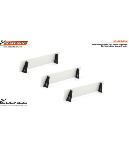 Slot Scaleauto SC-10240H Paneles publicitarios Coca Cola 125x25 mm con soportes 3ud para slot - Slot Maxi al mejor precio