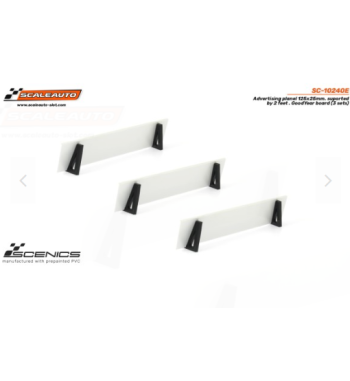 Slot Scaleauto SC-10240E Paneles publicitarios GoodYear 125x25 mm con soportes 3ud para slot - Slot Maxi al mejor precio