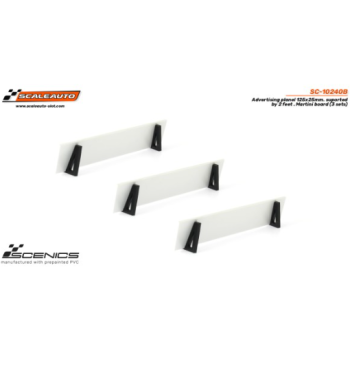 Slot Scaleauto SC-10240B Paneles publicitarios Martini 125x25 mm con soportes 3ud para slot - Slot Maxi al mejor precio