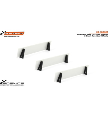 Slot Scaleauto SC-10240A Paneles publicitarios Repsol 125x25 mm con soportes 3ud para slot - Slot Maxi al mejor precio