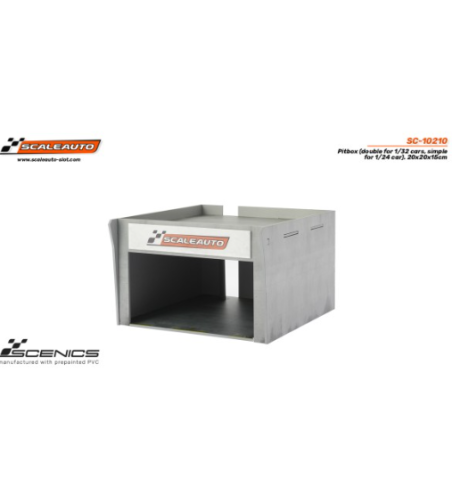 Slot Scaleauto SC-10210 Pitbox 20x20x15 para slot - Slot Maxi al mejor precio