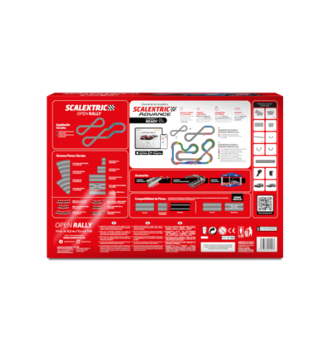 Circuito completo Scalextric Open Rally Set para slot - Slot Maxi al mejor precio