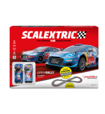 Circuito completo Scalextric Open Rally Set para slot - Slot Maxi al mejor precio
