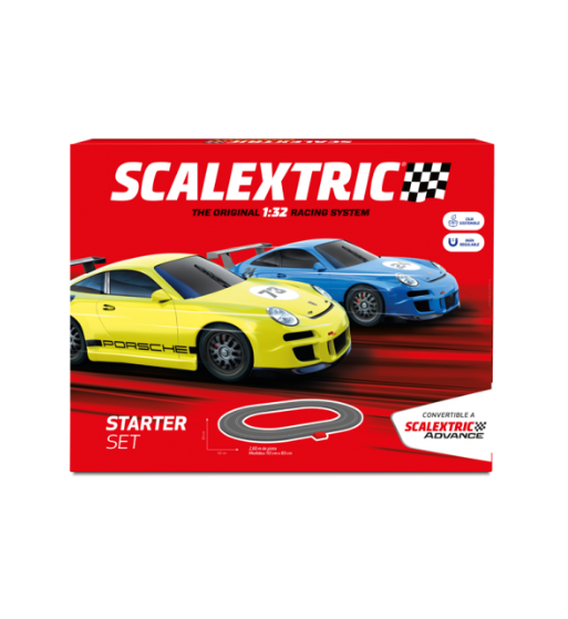 Circuito completo Scalextric Starter Set para slot - Slot Maxi al mejor precio