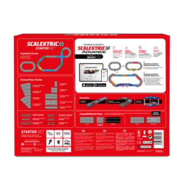 Circuito completo Scalextric Starter Set para slot - Slot Maxi al mejor precio