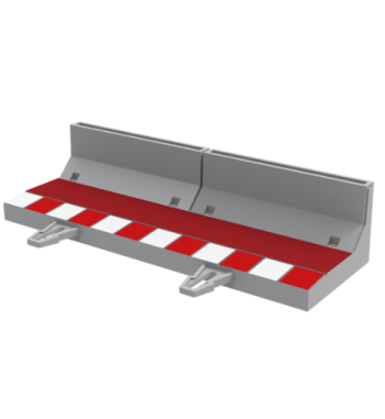 Scalextric U10488X200 Borde con valla recta 180mm para slot - Slot Maxi al mejor precio