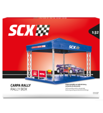 Scalextric U10477X100 Carpa Box Rally para slot - Slot Maxi al mejor precio