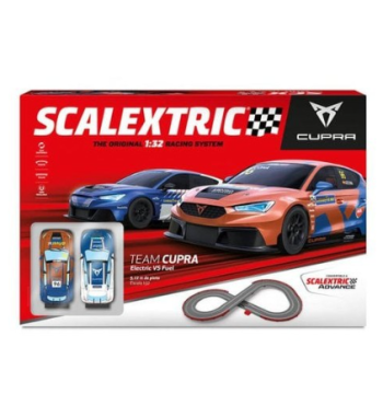 Circuito completo Scalextric Team Cupra - Electric vs Fuel para slot - Slot Maxi al mejor precio