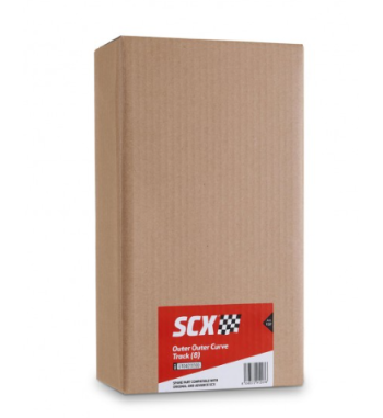 Scalextric U10401X200 Pista curva super exterior (8) para slot - Slot Maxi al mejor precio