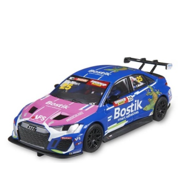 ADV-AUDI-BOSTIK, audi RS3 slot advance, coche TCR digital scalextric, racing Bostik 1:32