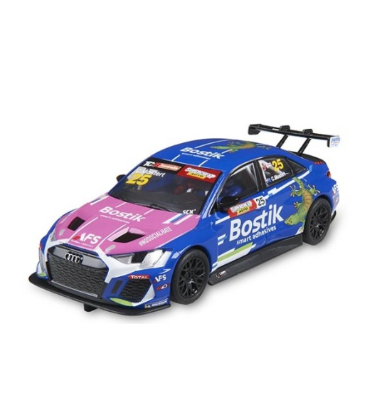 ADV-AUDI-BOSTIK, audi RS3 slot advance, coche TCR digital scalextric, racing Bostik 1:32