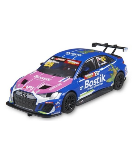 ADV-AUDI-BOSTIK, audi RS3 slot advance, coche TCR digital scalextric, racing Bostik 1:32