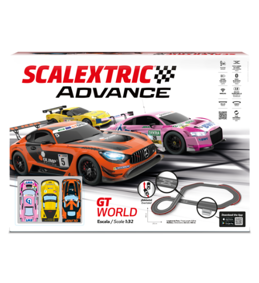 ADV-GT-WORLD, circuito GT scalextric advance, set GT3 digital slot racing, pista profesional slot 1:32 ADV-GT-WORLD, circuito GT scalextric advance, set GT3 digital slot racing, pista profesional slot 1:32