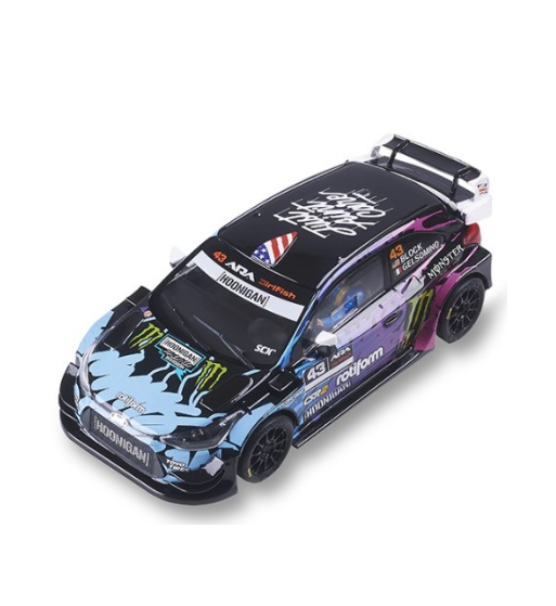 ADV-I20-BLOCK, coche Hyundai Ken Block Advance, rally WRC scalextric, digital slot racing 1:32