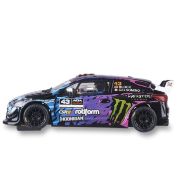 ADV-I20-BLOCK, coche Hyundai Ken Block Advance, rally WRC scalextric, digital slot racing 1:32