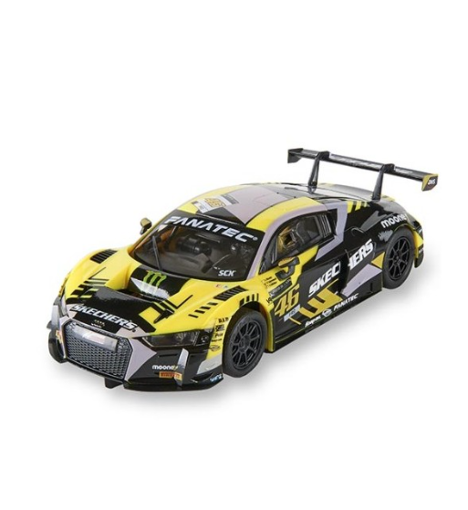 ADV-AUDI-R8-VR46, coche Audi R8 VR46 Advance, edición valentino rossi slot, scalextric digital racing